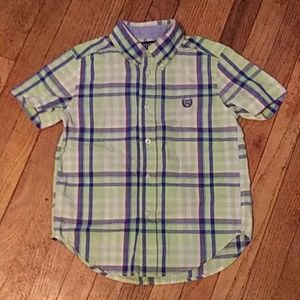 Chaps Boy's short sleeve button up size 5